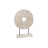 Figurine Décorative DKD Home Decor Blanc Fer Cercles (41 x 12 x 55 cm)