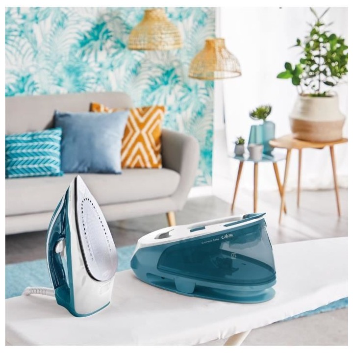 CALOR SV6131C0 Centrale Vapeur EXPRESS EASY Bleu Boréal