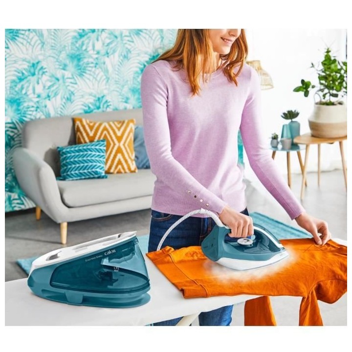 CALOR SV6131C0 Centrale Vapeur EXPRESS EASY Bleu Boréal