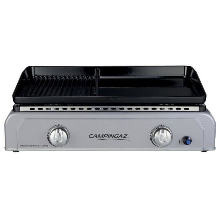 Plancha a gaz a poser CAMPINGAZ - BF OTHELLO 2X TWIN - 2 brûleurs - P
