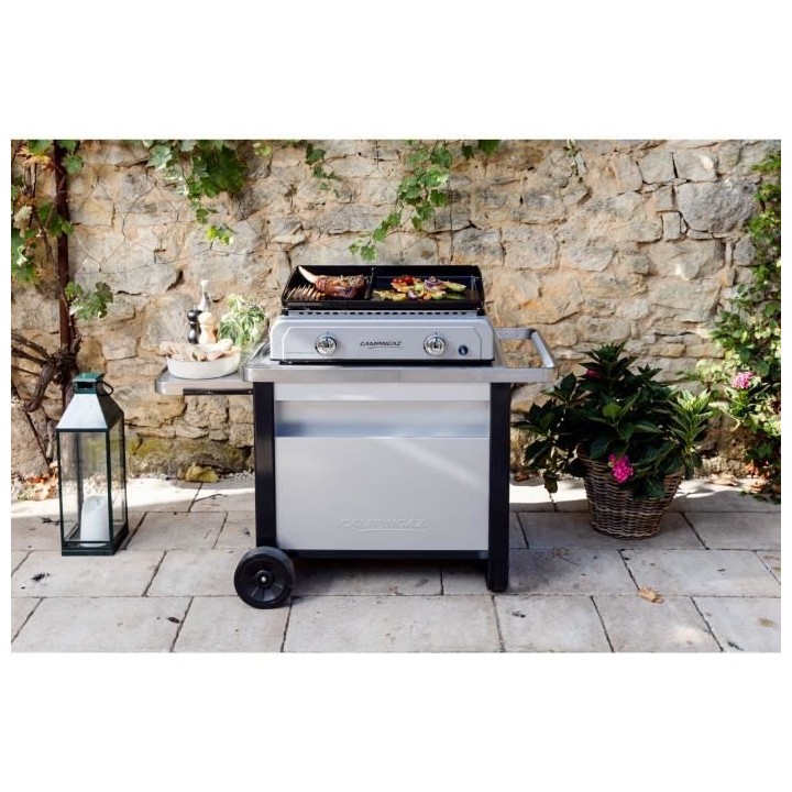 Plancha a gaz a poser CAMPINGAZ - BF OTHELLO 2X TWIN - 2 brûleurs - P