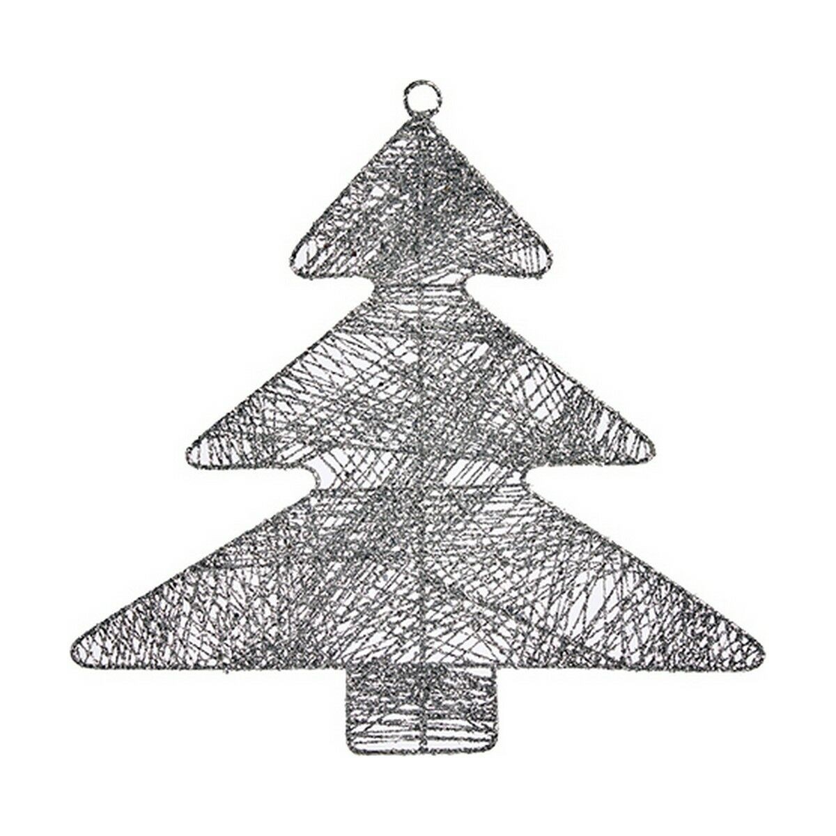 /307183/decorations-de-noel-argente-sapin-de-noel-36-7-x-0-2-x-37-5-cm-metal-plastique.jpg
