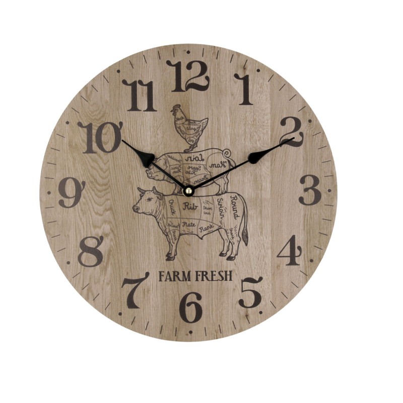 Horloge Murale Quid animaux Bois (34 cm)