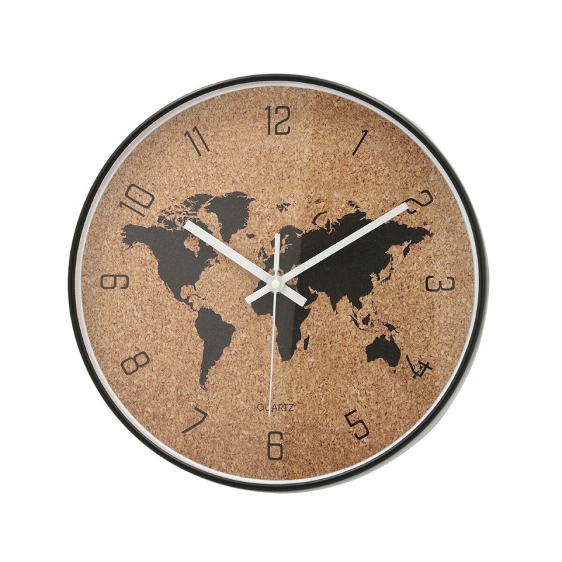 Horloge Murale Quid Mappemonde Plastique (30 cm)