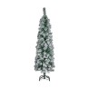 Sapin de Noël Métal Blanc Vert Plastique