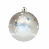 Boule de Noël Frozen Memories Argenté 6 Unités Plastique (Ø 8 cm)