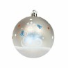 Boule de Noël Frozen Memories Argenté 10 Unités Plastique (Ø 6 cm)