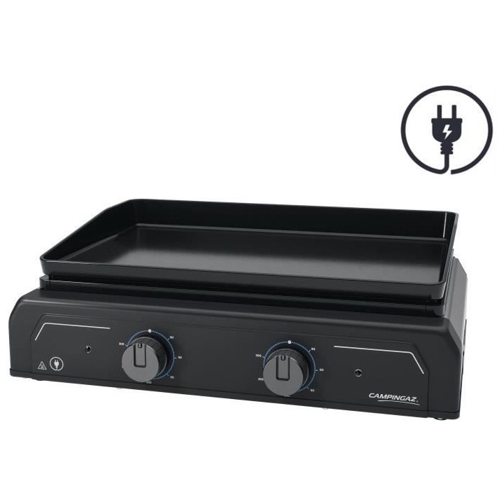 Plancha éléctrique a poser - CAMPINGAZ ELECTRIC 2 XD - 3500W - Fonte