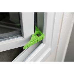 Support de porte Schellenberg Fenêtres Vert Plastique (12 x 8,5 x 2 cm)