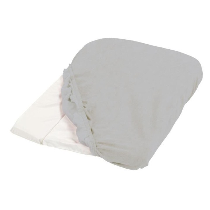 Candide Housse de Matelas a Langer Eponge 50 x 75cm Gris Clair