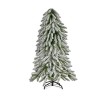 Sapin de Noël Métal Blanc Vert Plastique