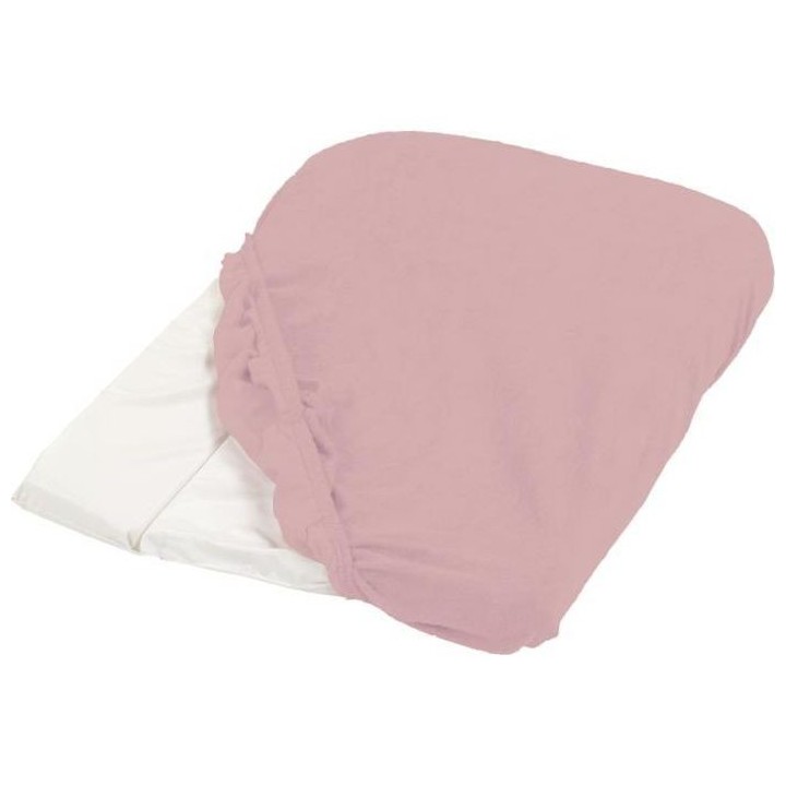 Candide Housse Matelas a Langer Eponge 50x75cm Vieux Rose