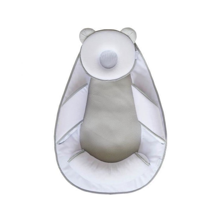 CANDIDE Cale tete Panda Pad Air+ - Blanc et gris