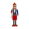 Figurine Décorative Rouge Bleu Musique Mouvement Casse-Noisette 49 x 31,5 x 162 cm Plastique