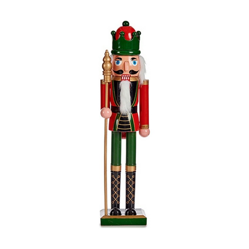 Figurine Décorative Rouge Vert Casse-Noisette 13,2 x 59,5 x 11,5 cm Plastique