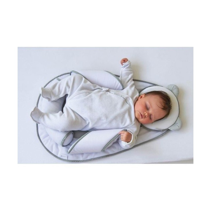 CANDIDE Cale tete Panda Pad Air+ - Blanc et gris