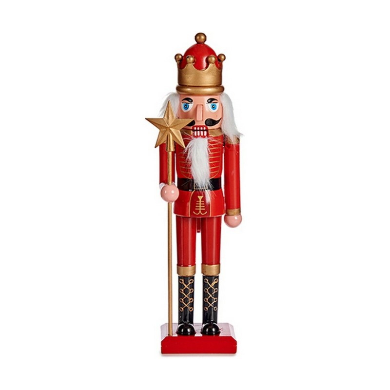 Figurine Décorative Rouge Musique Mouvement Casse-Noisette 32,5 x 29 x 112 cm Plastique