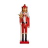 Figurine Décorative Rouge Musique Mouvement Casse-Noisette 32,5 x 29 x 112 cm Plastique