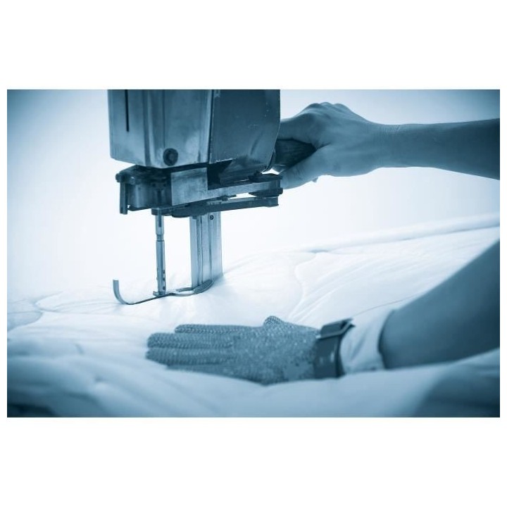 Matelas pliant CANDIDE 60x120 cm - Epaisseur 7 cm - Pliable en 2