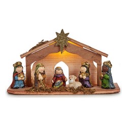 Crèche de Noël Lumière LED...