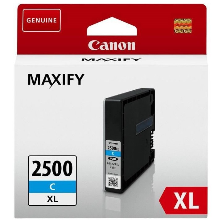 CANON Cartouche d'encre PGI-2500 XL grande capacité Cyan (PGI2500XL)