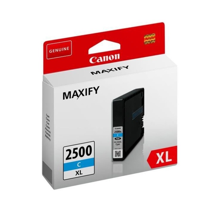 CANON Cartouche d'encre PGI-2500 XL grande capacité Cyan (PGI2500XL)
