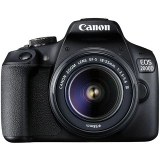 CANON - Appareil photo Reflex EOS 2000D + Objectif 18-55mm EF-S 18-55