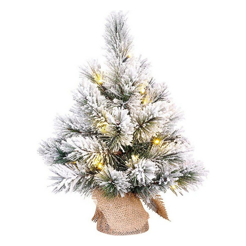 Sapin de Noël Black Box Mini Lumière LED Givré (23 x 45 cm)