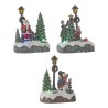 Décorations de Noël Luville Scène 9,5 x 5,5 x 12,5 cm Lampadaire