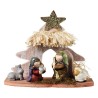 Crèche de Noël Decoris Clair (15 x 8 x 13 cm) (6 Pièces)