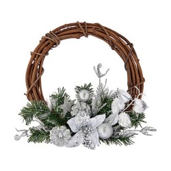 Couronne de Noël 30,48 cm...