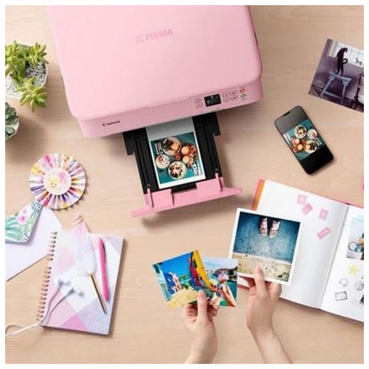 Imprimante multifonction - CANON PIXMA TS5352a - Jet d'encre WiFi Rose