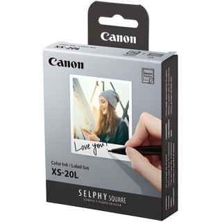 CANON XS-20L - Kit 20 impressions format carré (papier + rouleau encr