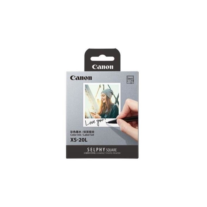 CANON XS-20L - Kit 20 impressions format carré (papier + rouleau encr