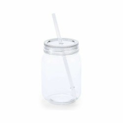 Carafe avec Couvercle et Paille Vintage Coconut 144820 (600 ml) (50 Unités)