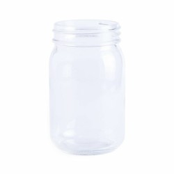 Bocal en Verre Transparent Top Can Cap 145733 (450 ml) (36 Unités)