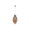 Suspension DKD Home Decor Naturel Fer 50 W Fibre (36 x 36 x 70 cm)