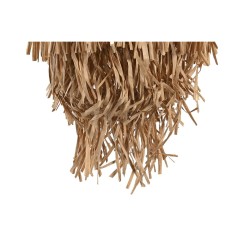 Suspension DKD Home Decor Naturel Fer 50 W Fibre (36 x 36 x 70 cm)