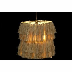 Suspension DKD Home Decor Naturel Métal 40 W Jute (40 x 40 x 53 cm)