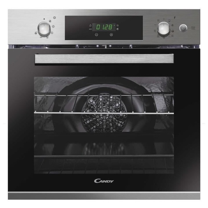 CANDY FCP886XS/E - Four pyrolyse vapeur - 60cm - 70L - Inox