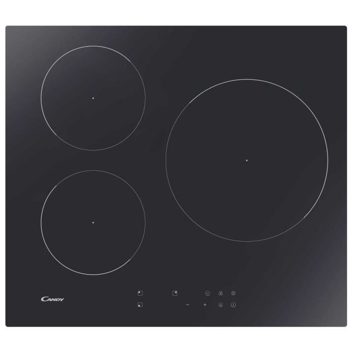 Plaque de cuisson induction CANDY 3 feux - CI633CTT