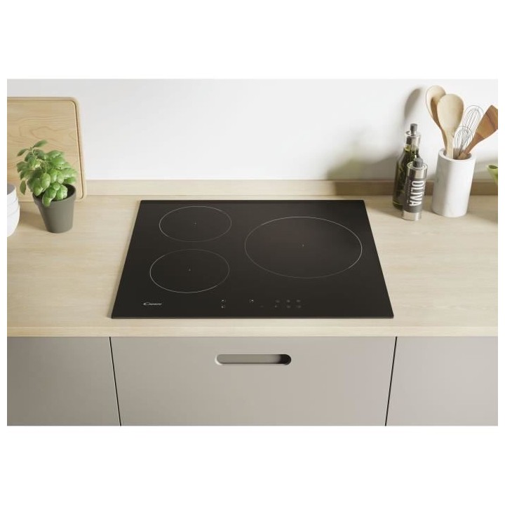 Plaque de cuisson induction CANDY 3 feux - CI633CTT