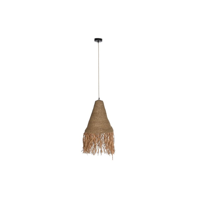 Suspension DKD Home Decor Naturel Fer 50 W Jute (44 x 44 x 67 cm)