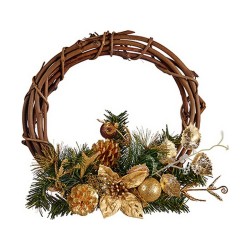 Couronne de Noël 30,48 cm...