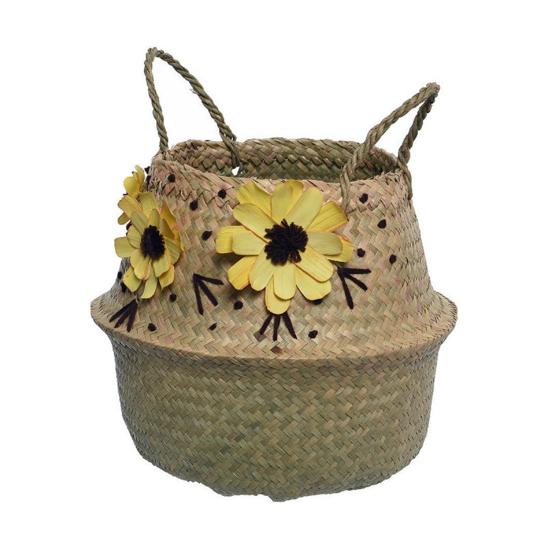 Panier Multi-usages Decoris Spring Marron osier (30 x 30 cm)