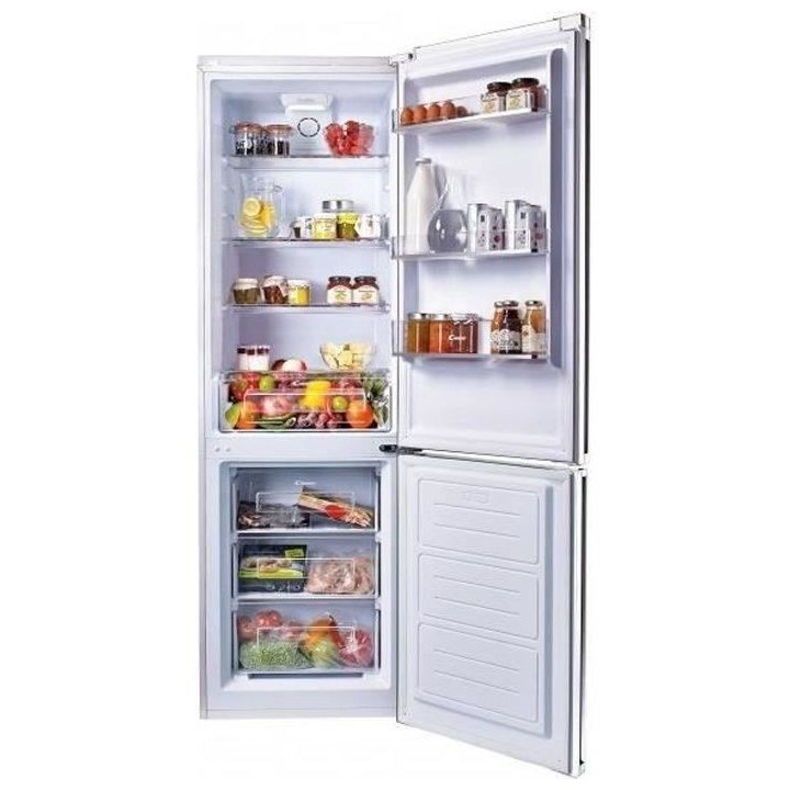 CANDY CCBS6182WHV/1N Réfrigérateur combiné - Froid Statique- 315 L