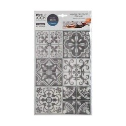 Autocollants Atmosphera Décoratif Carrelage 30,5 x 20 x 0,3 cm Gris 2 Unités