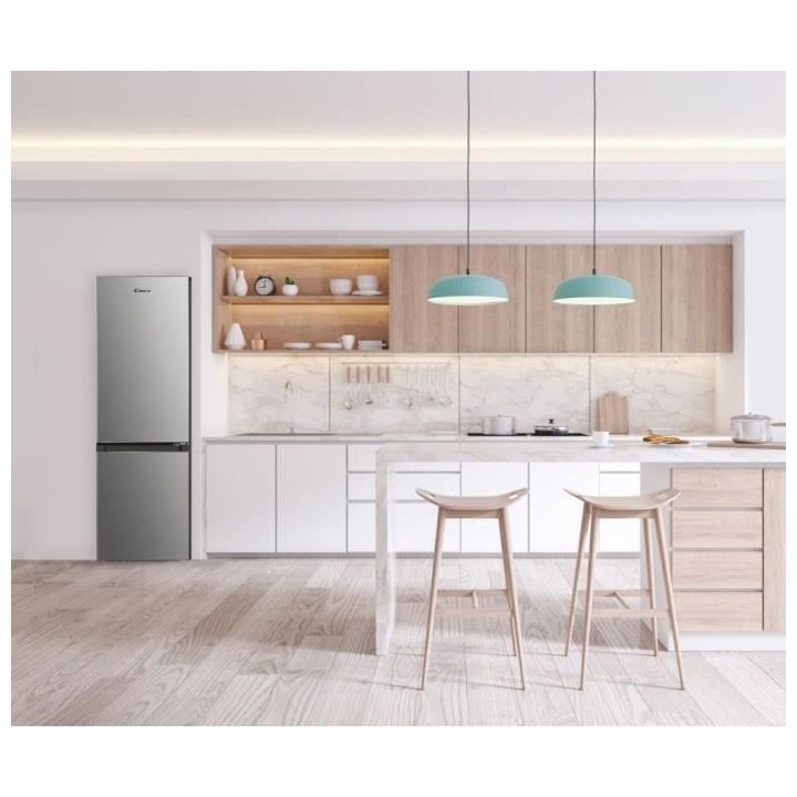 CANDY CBM-686SN - Réfrigérateur combiné 308L (219L+89L) - Froid sta