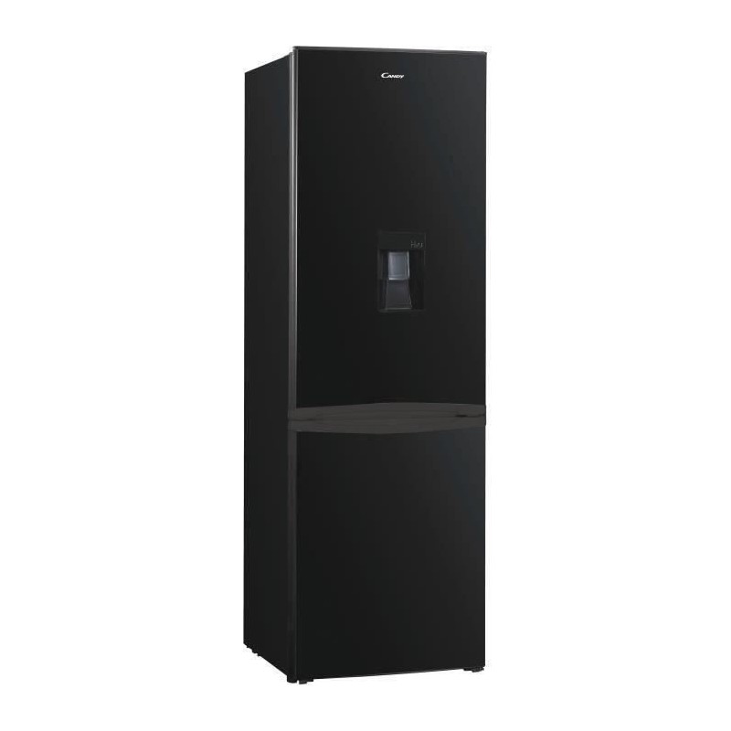 CANDY CBM-686BWDN - Réfrigérateur combiné 315L (219L+96L) - Froid statique - L59,6xH185cm - Noir