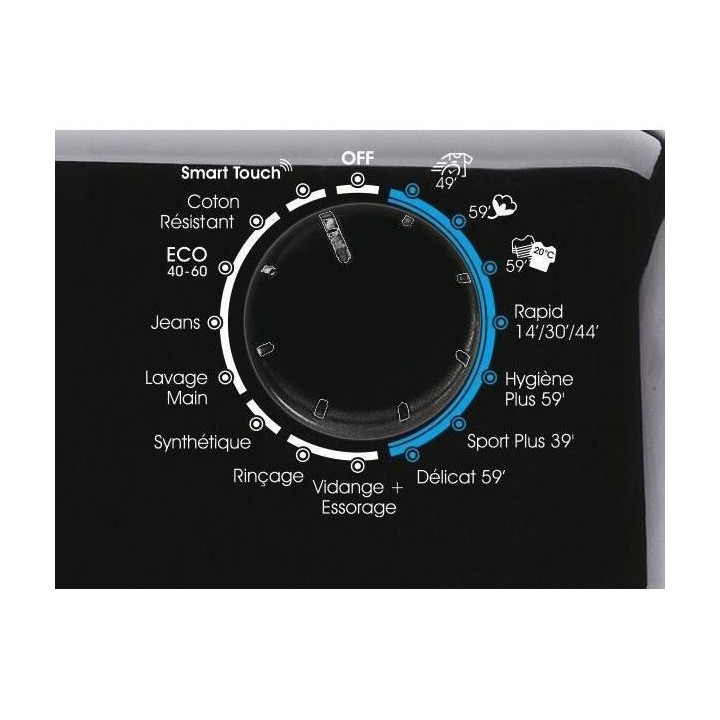 Lave-linge hublot CANDY CSSD1413TWMCBE47 - 13 kg - Induction - Vapeur